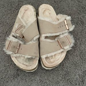 Arizona Shearling Birkenstock Sandals